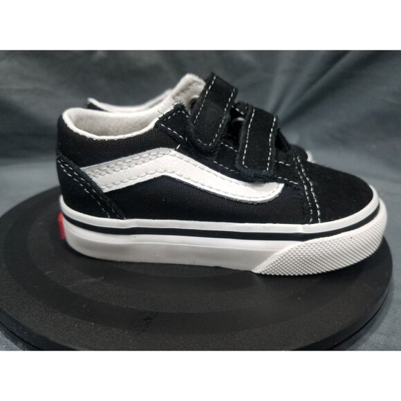 Vans Old Skool Toddler Sneakers Black White Size 6 NEW IN BOX! - Picture 4 of 13